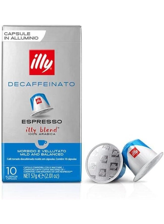 Illy Espresso Decaffeinato Coffee Pods, Nespresso Compatible, 10 Capsules - Image 2