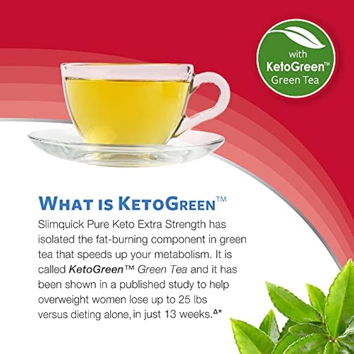 Slimquick Pure 3x Extra Strength Pill for Women, Helps Achieve Weight Goals, Helps Metabolism, Lose Excess Water, Keeps Full for Longer with Green Tea Extract, Caste Tree, Caffeine, MCT Oil - 60 Count - Image 5