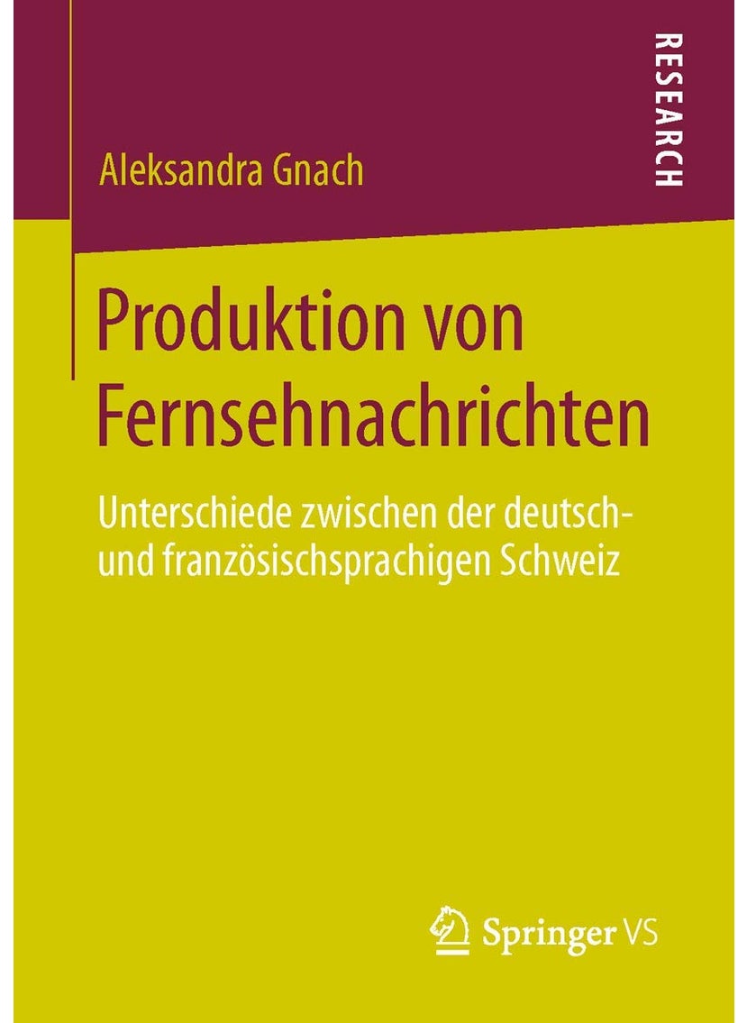 Produktion von Fernsehnachrichten: Unterschiede zwischen der deutsch- und französischsprachigen Schweiz 