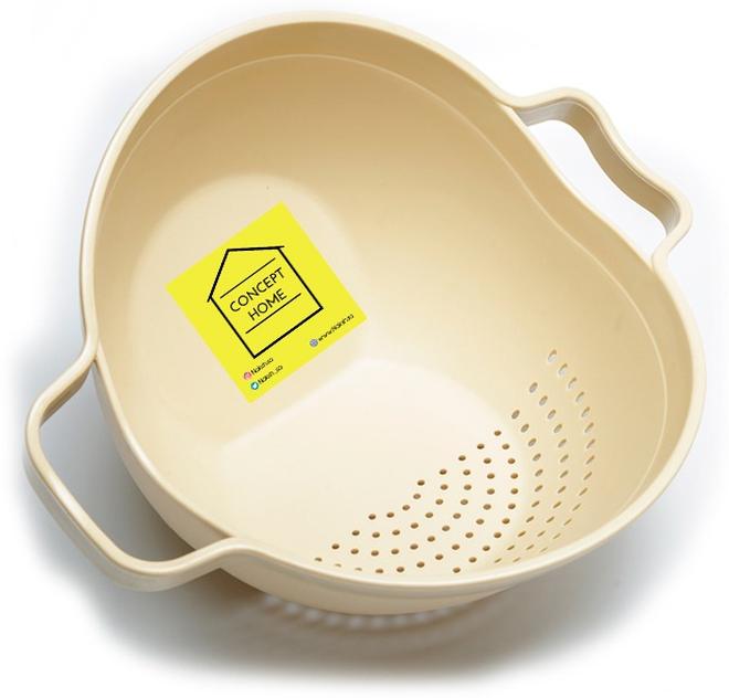 كونسيبت هوم مصفاة لغسل الأرز على شكل سلة بيج - Image 1