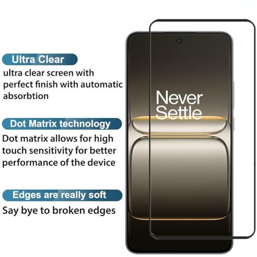 FabeKee Tempered Glass Screen Protector Compatible for OnePlus Nord CE5 | Front And Back Screen Guard With camera lens protector (Nord CE5, Combo) - Image 2