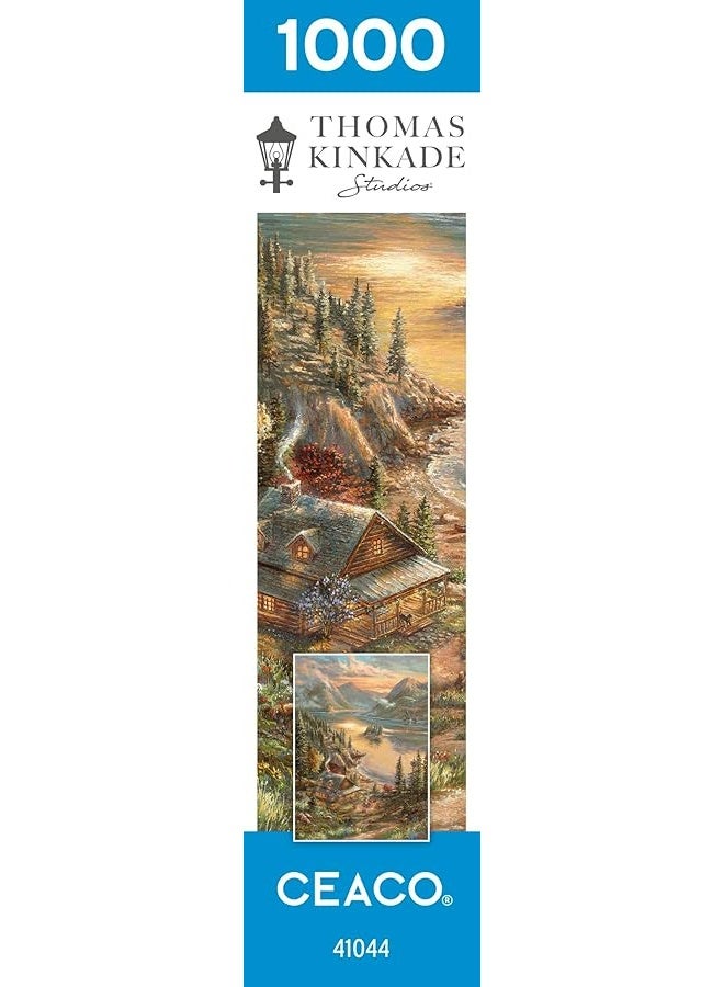 Ceaco - Thomas Kinkade - Lakeside Splendor - 1000 Piece Jigsaw Puzzle - Image 1