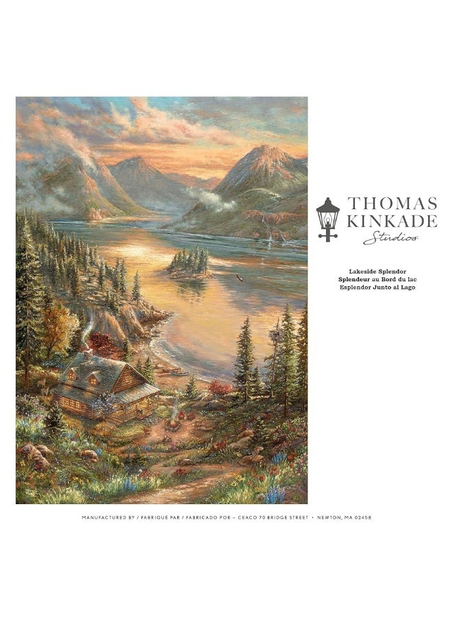 Ceaco - Thomas Kinkade - Lakeside Splendor - 1000 Piece Jigsaw Puzzle - Image 5
