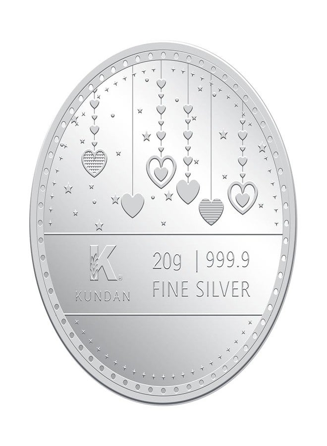 KUNDAN 20G Silver anniversary color Coin KR369 (999.9) - Image 2