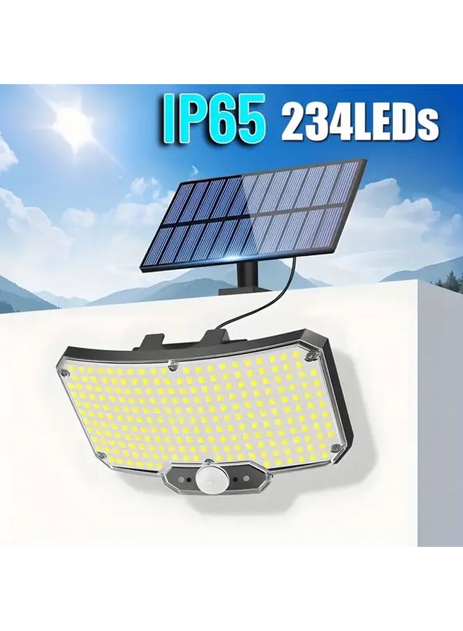 ضوء جدار بالطاقة الشمسية 234 LED 3 أوضاع تصميم منفصل سهل التركيب للخارج - Image 2