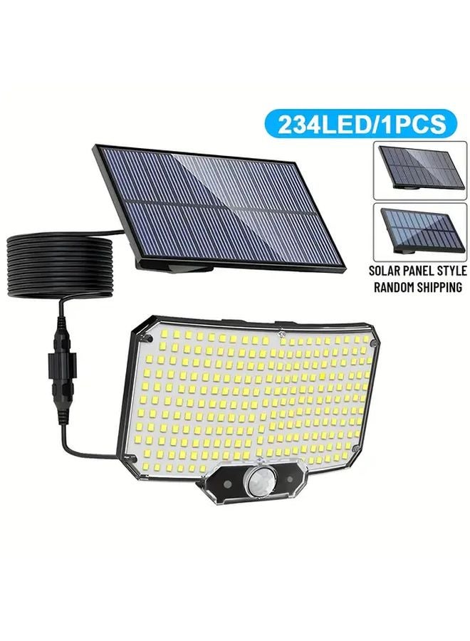 ضوء جدار بالطاقة الشمسية 234 LED 3 أوضاع تصميم منفصل سهل التركيب للخارج - Image 3
