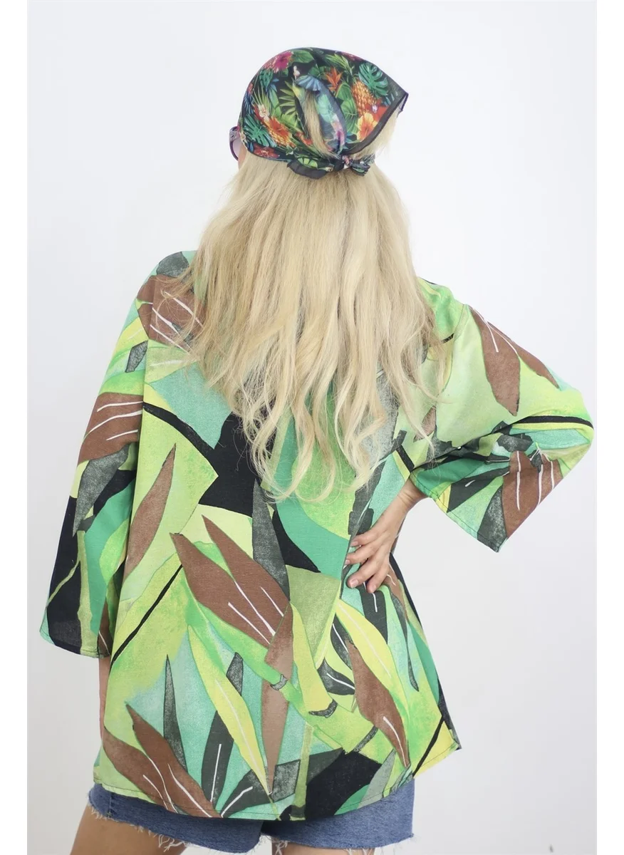 Ritnice Women's Tropical Pattern Bandana