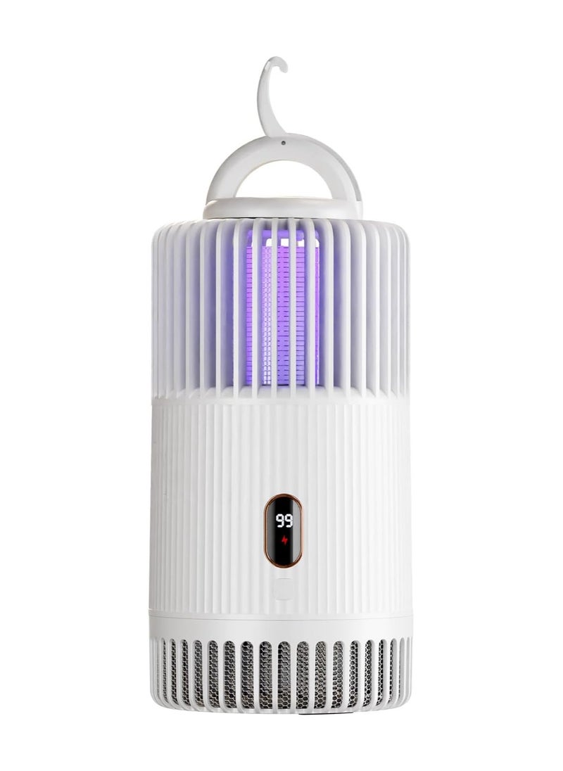 Generic - Outdoor Cordless Electric Bug Zapper and Insect Trap with Light and Suction Fan for Home and Garden - Effective Mosquito and Gnat Catcher - Image 1
