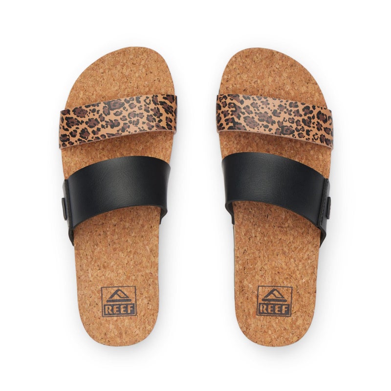 REEF Cushion Vista Hi Womens Platform Fashion Sandal, Arch Support, Ultra Soft Cushion Footbed, Leopard Duo, 11 - Image 5