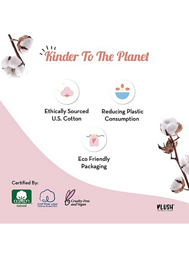 Plush Ultra Thin Panty Liners For Women Daily Use, 40 Liners 150Mm - Pack Of 2 | Pure Us Cotton Liner Pads For Rash Free Periods | Soft Cotton Surface For Comfort On Non-Period Days - Image 4