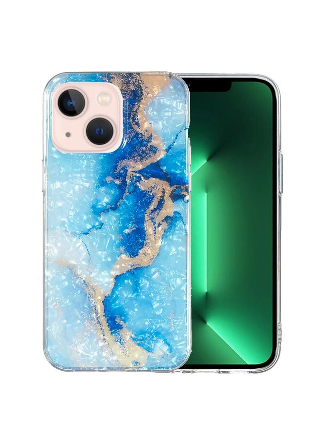 Zaboon Case For iPhone 13 mini IMD Shell Pattern TPU Phone Case - Image 1