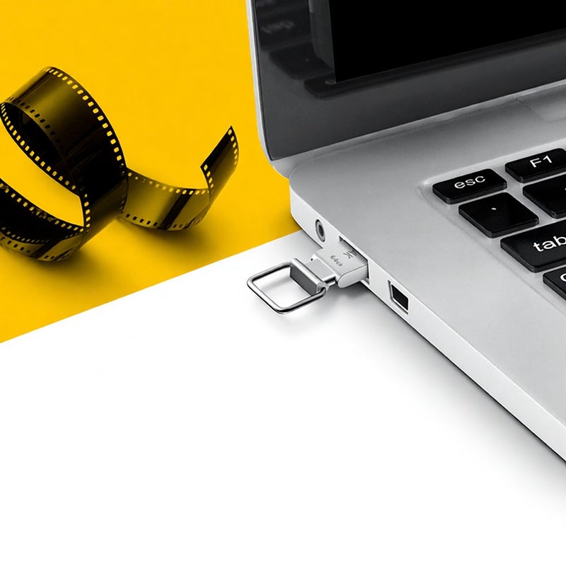 USB Flash Drive 16G/32G/64G/128G USB 2.0 High Speed Data Transmission - Waterproof Metal Mini Memory Stick for PC Car Audio Smart TV Digital Player - Image 5