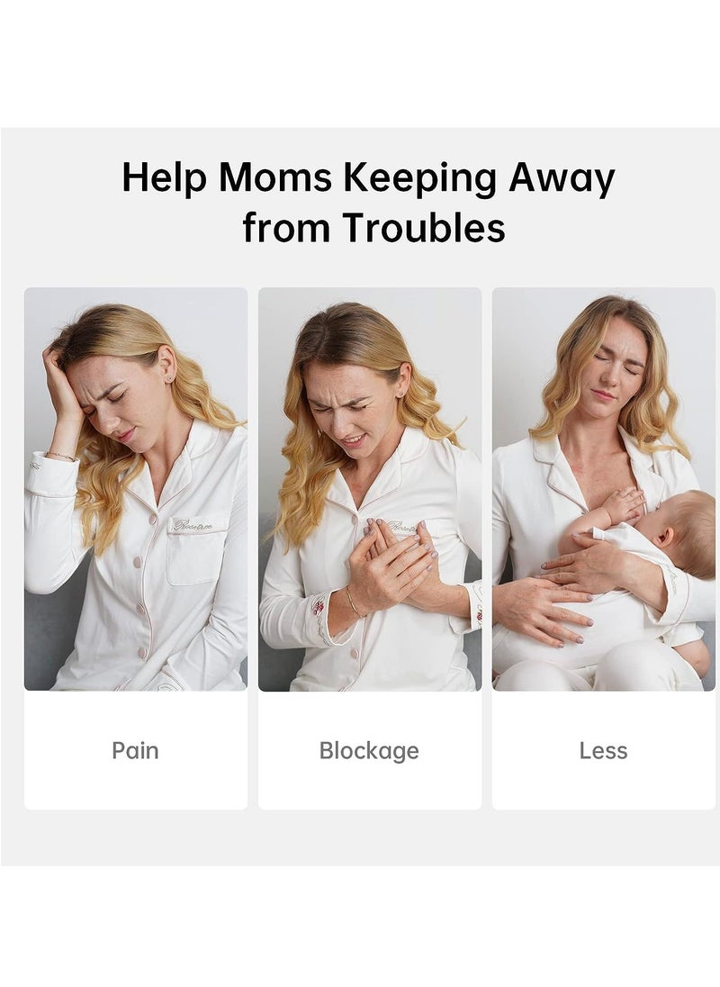 Gonice Breast Pump, Electric Hands-Free Breast Pumps with 2 Modes, 9 Levels, LCD Display, Memory Function Rechargeable  - Image 5