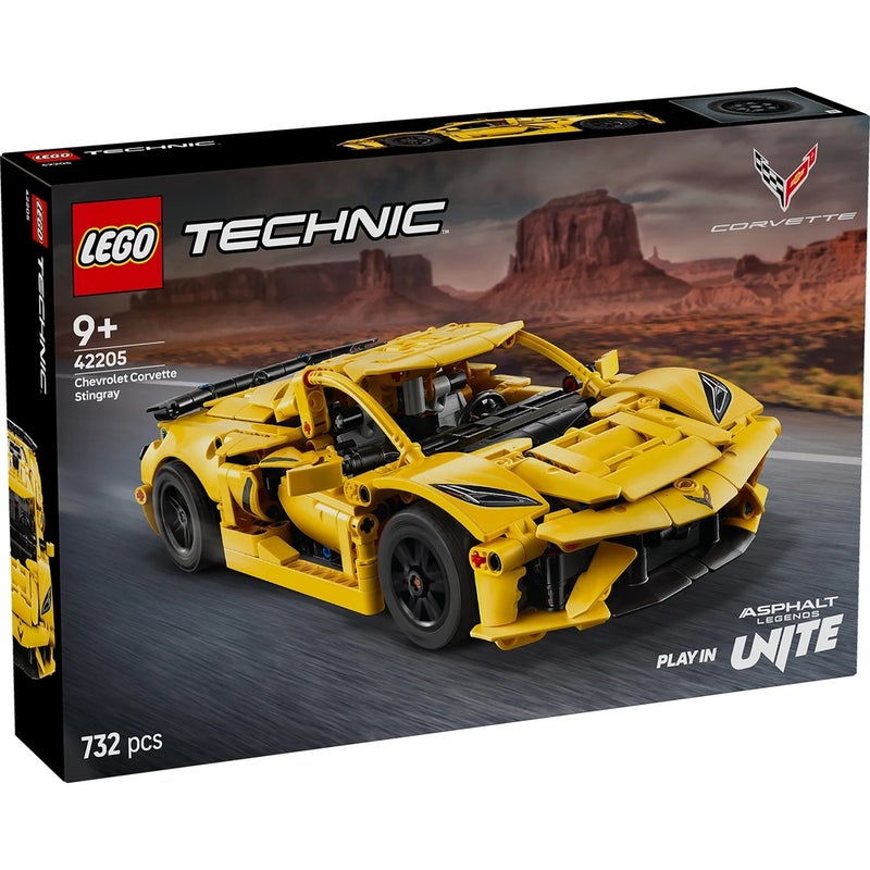 LEGO - Technic Chevrolet Corvette Stingray 732 Pieces - 42205 - Image 1