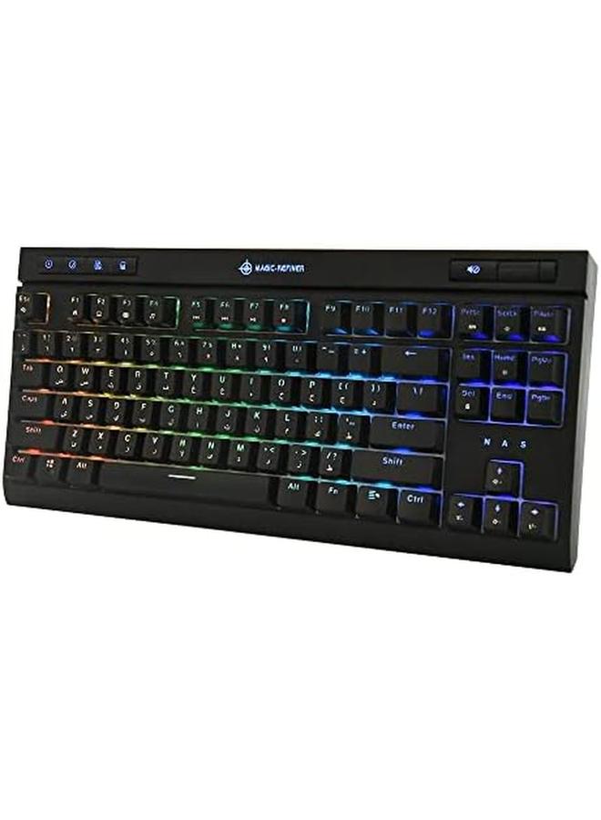 erorex Mk17 Wired Rgb Tenkeyless Mechanical Gaming Keyboard With Blue Switch Black - Image 2