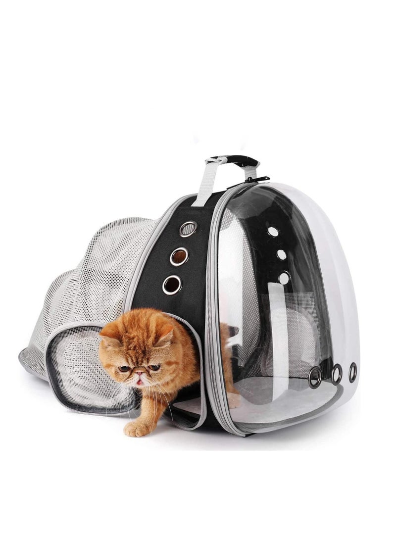 Cool Baby COOLBABY Astronaut Pet Cat Dog Kitten Puppy Carrier Backpack Travel Full View Breathable Bag Box Capsule Suitable for Puppies and Cats Transparent Waterproof Hiking Camping - Image 1