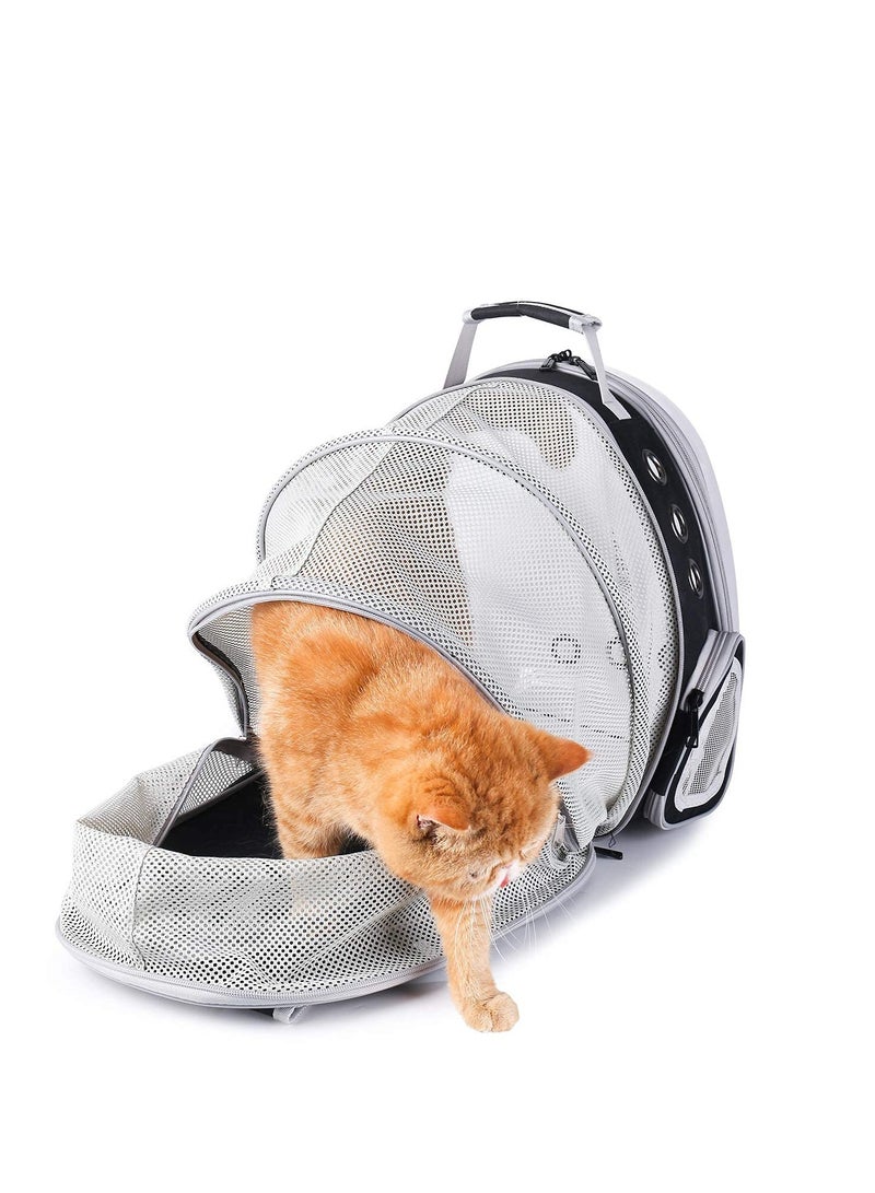 Cool Baby COOLBABY Astronaut Pet Cat Dog Kitten Puppy Carrier Backpack Travel Full View Breathable Bag Box Capsule Suitable for Puppies and Cats Transparent Waterproof Hiking Camping - Image 5