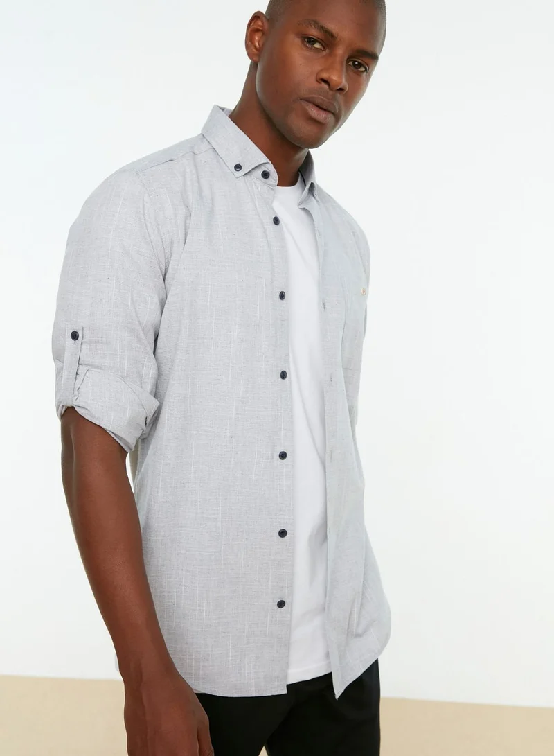 trendyol Button Down Slim Fit Shirt