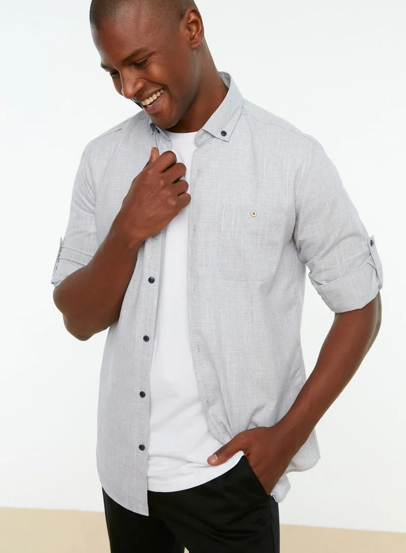 trendyol Button Down Slim Fit Shirt