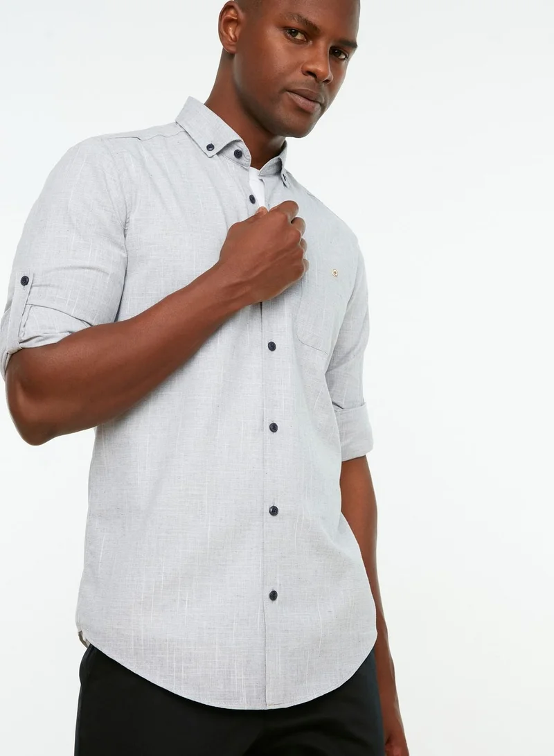 trendyol Button Down Slim Fit Shirt
