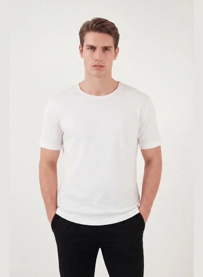 Buratti Buratti Cotton Regular Fit Crew Neck T-Shirt Men's T-SHIRT 5904074