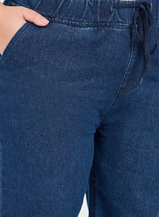ستايلي Mid Rise Wide Leg Jeans