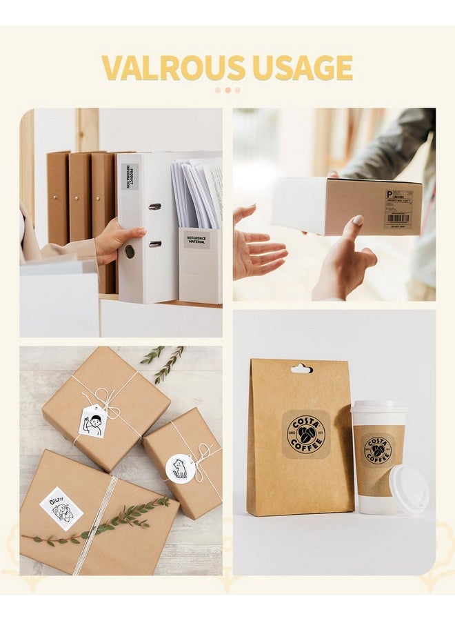 Phomemo Thermal Transparent Label Paper 60X40Mm Compatible For Phomemo M220 Label Maker Black On Clear 180 Labels/Roll - Image 5