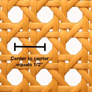VIRC Pressed Cane Webbing Kit 12 Fine Open Mesh with splines Wedges and Instructions - Image 4
