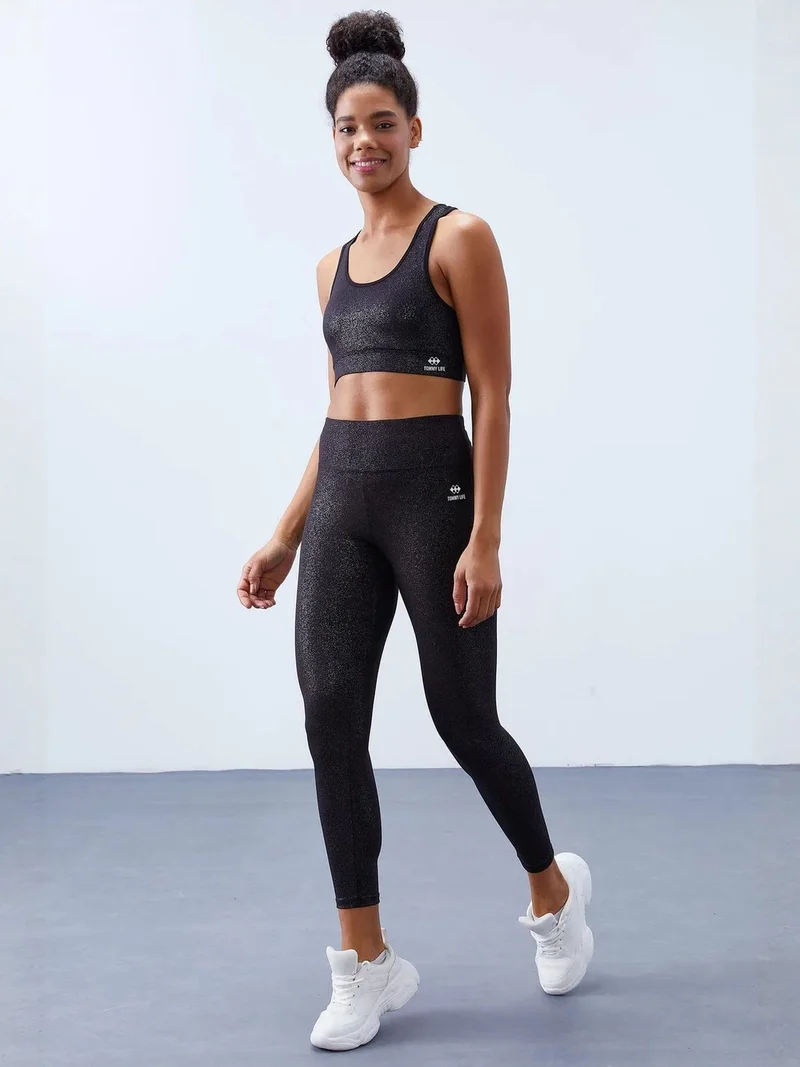 TOMMYLIFE TOMMY Sleeveless Active Set With High-Waist Leggings