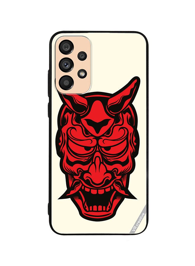 VR CREATIVE Protective Case Cover For Samsung Galaxy A33 5G Devil Horns Design Multicolour - Image 1
