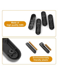 Bukela Reflective Scooter Rear Side Wheel Cover Reflective Strip for Xiaomi 1S M365 Pro Pro2 Scooter, Scooter Wheel Hub Cap with Screws Rear Wheel Protective Decorative Shell  - Image 2
