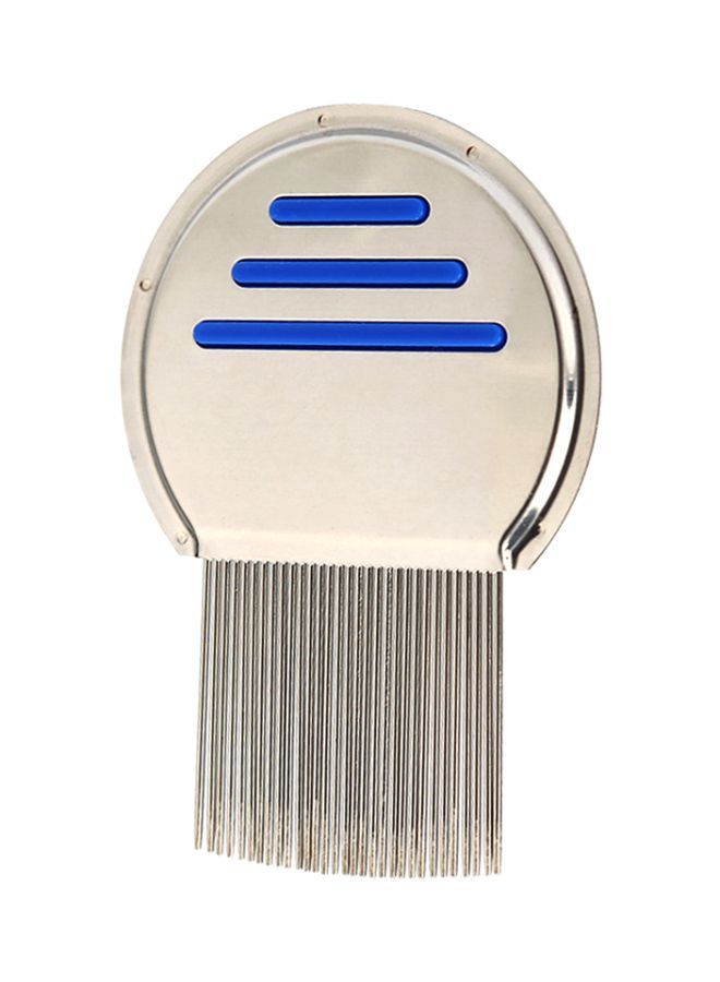 NIBEMINENT Pet Flea Comb Blue/Beige