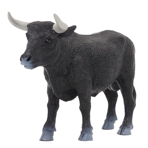 Gemini&Genius GeminiGenius Black Bison Figurine Animal Toy Buffalo Action Figure Wildlife Bull Play Toy for Kids Hand Painted Realistic and Durable Toys for Children Boys and Girls Gift - Image 1