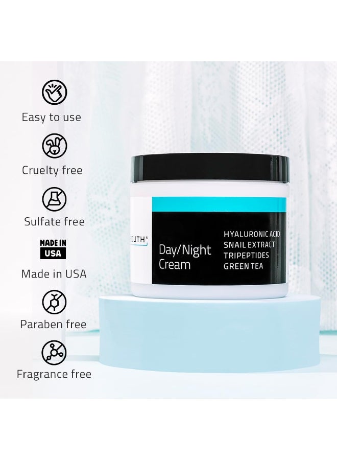 Yeouth Yeouth Day/Night Cream With Hyaluronic Acid, Snail Extract, Tripeptides, 4Oz - Image 4