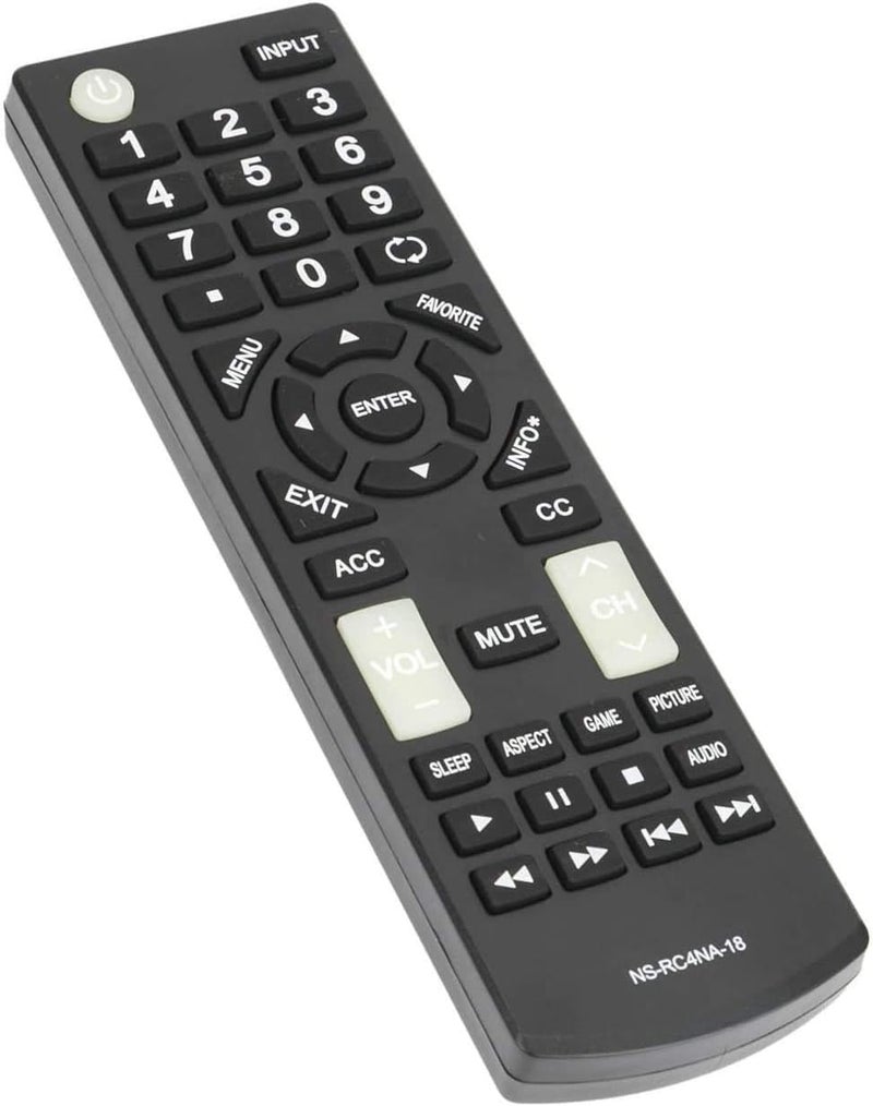 Elekpia Universal NS-RC4NA-18 Remote Control Replacement for All Insignia TVs - Image 2