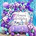 SNLN 139Pcs Mermaid Birthday Party Decorations Supplies for Girl Kid Mermaid Balloon Arch Backdrop Tablecloth Fringe Curtain Tail Shell Star Foil Balloon Princess Themed Mermaids Party Decoration - Image 2