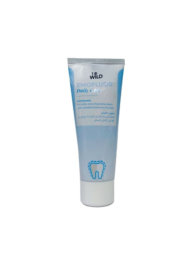 WILD EMOFLUOR Daily Care Toothpaste, 75ml - Image 1