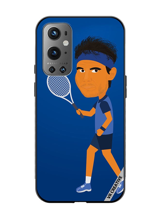 VR CREATIVE غطاء حماية لهاتف OnePlus 9 Pro بتصميم شخصية لاعب تنس ذكر متعدد الألوان - Image 1