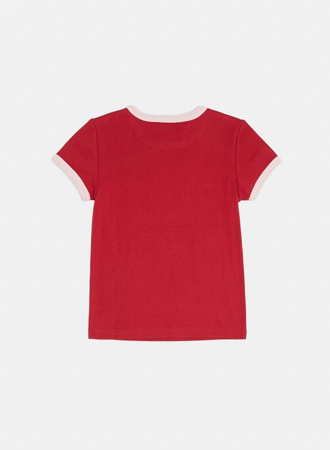 FOREVER 21 Girls Athletics Ringer Tee (Kids) - Image 2