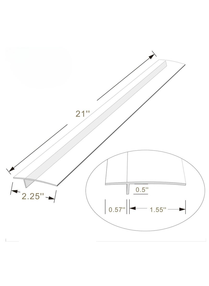 Stove Counter Gap Cover, 2PACK Kitchen Silicone Oven Gap Filler – 21 Inches Countertop Strips Gap Guard, Easy to Clean (Clear) - pzsku/Z989E192B86343ADA391AZ/45/_/1718216781/c016c3bf-99c9-448f-9cfd-c19d3ae42647