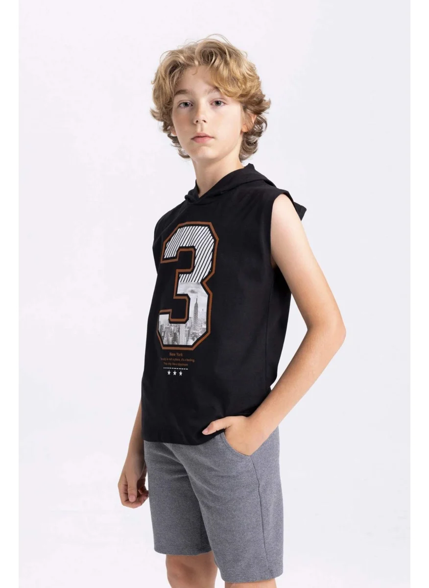 DeFacto Boy's Hooded Tank Top C5102A824SM