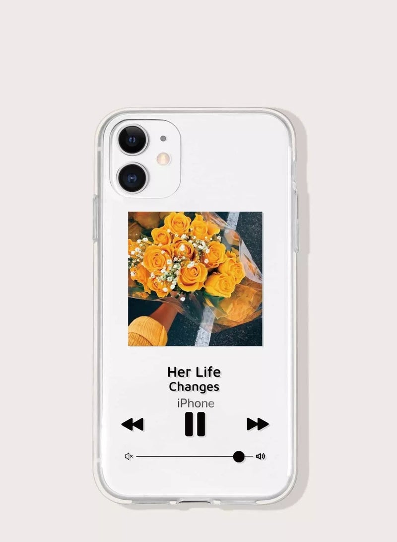 Flower Print Case Compatible With iPhone  - Image 1