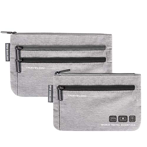 Travelon World Travel Essentials Set Of 2 Currency and Passport Organizers - Image 1