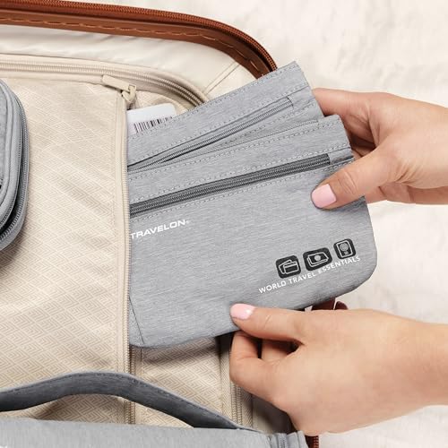 Travelon World Travel Essentials Set Of 2 Currency and Passport Organizers - Image 3