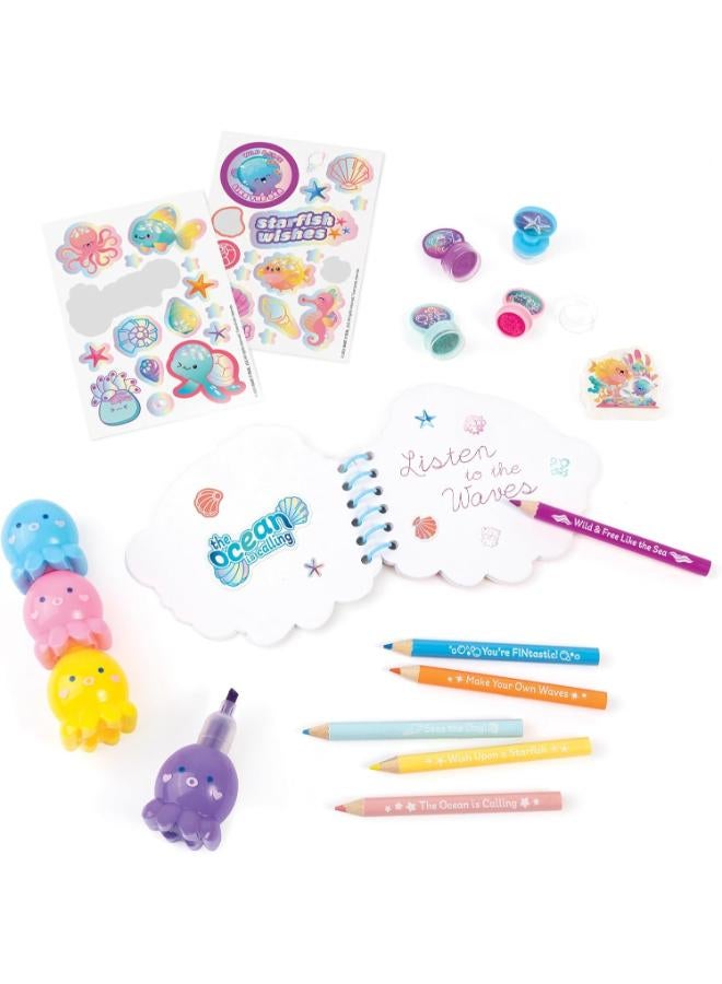 Make It Real Three Cheers for Girls Aquatic Fantasy 8" Backpack with Stationery - Image 5