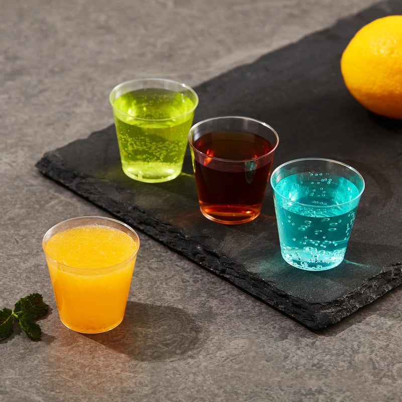 JOLLY PARTY 2 OZ 500 Pack Plastic Shot Glasses  Disposable Cups  Wine Tasting Cups  Small Plastic Tumbler for Whiskey  Wine Tasting  Food Samples  Perfect for Halloween  Thanksgiving  Christmas Party - Image 5