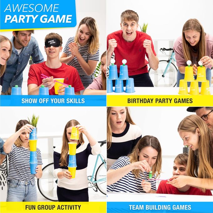 The World Game Super Skills Action Game for Competitive People Beat Your Friends at 120 Challenges Fun Group Activity for Family Night or Party with Kids, Teen - Image 3