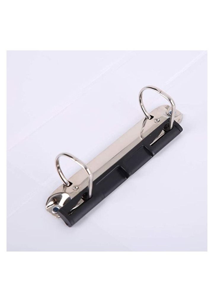 Deli 2-Piece Ring Binder White Two Rings 1Inch Wide  - Image 4