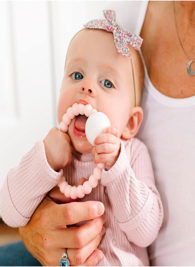 Ryan & Rose - Ryan and Rose Cutie Teether Rattle (Pink) - Image 1