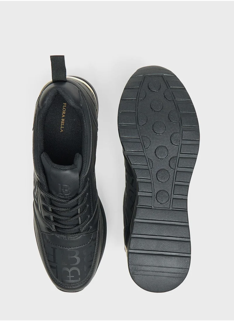 شو اكسبرس Lace Up Low Top Sneakers